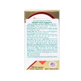 Thực phẩm bảo vệ sức khỏe Heart Ace Support - Hỗ trợ sức khỏe tim mạch, điều hòa nhịp tim (Hộp 1 lọ x 30 viên)