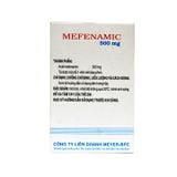 Mefenamic 500mg - Giảm đau, kháng viêm nhóm NSAID (Hộp 10 vỉ x 10 viên)