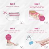 FOOT PEELING PACK - PERORIN (MATCHA) - Túi ủ giúp làm sạch da, loại bỏ tế bào da chết ở chân; Giúp dưỡng ẩm, làm sáng và làm mềm mịn da vùng bàn chân (Hộp 1 túi)