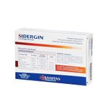 Sidergin Compresse - Bổ sung sắt, vitamin và lactoferrin (Hộp 2 vỉ x 15 viên)