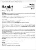 Healit Rectan - Viên đặt hậu môn hỗ trợ điều trị trĩ (Hộp 10 viên)