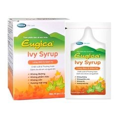 Eugica Ivy Syrup - Hỗ trợ giảm ho, giảm đờm, viêm họng (Hộp 20 gói x 5ml)