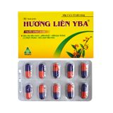 Hương Liên YBA - Điều trị tiêu chảy, viêm tiểu tràng, đại tràng, lỵ trực tràng, rối loạn tiêu hóa (Hộp 2 vỉ x 10 viên)