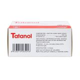 Tatanol 500mg - Giảm đau, hạ sốt (Hộp 10 vỉ x 10 viên)
