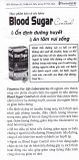 Thực phẩm bảo vệ sức khỏe Blood Sugar Control - Giúp hỗ trợ, ổn định đường huyết (Hộp 1 chai x 60 viên)