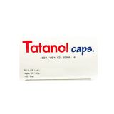 Tatanol caps - Giảm đau, hạ sốt (Hộp 10 vỉ x 10 viên)