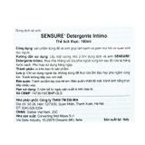 Dung dịch vệ sinh Sensure' Detergente Intimo (Hộp 1 chai 100ml) (CSCN)