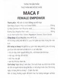 Thực phẩm bảo vệ sức khỏe MACA F FEMALE EMPOWER - Hỗ trợ tăng khả năng sinh lý nữ, hỗ trợ tăng cường nội tiết tố, làm giảm các triệu chứng tiền mãn kinh (Hộp 1 chai x 60 viên)