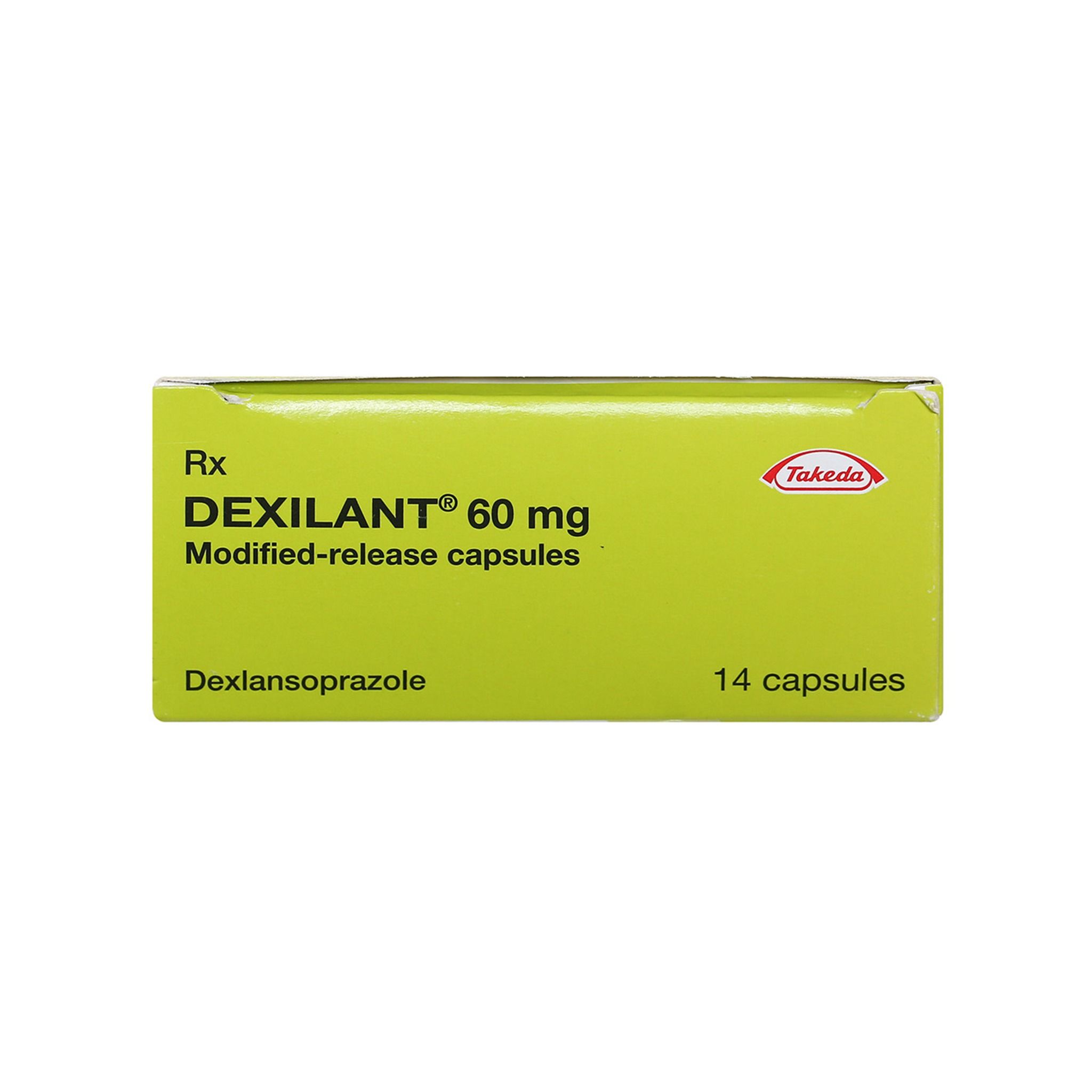 Dexilant 60mg Điều trị trào ngược dạ dày thực quản (Hộp 2 vỉ x 7 viê
