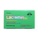 Thực phẩm bảo vệ sức khỏe Probiotics Lactomin Plus - Bổ sung vi khuẩn có ích, cân bằng hệ vi sinh đường ruột, phòng ngừa rối loạn tiêu hóa (Hộp 30 gói x 3g)