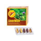 Thực phẩm bảo vệ sức khỏe LiverWell - Hỗ trợ thanh nhiệt, mát gan, giải độc. Bảo vệ gan, tăng cường chức năng gan (Hộp 12 vỉ x 5 viên)