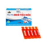 Thực phẩm bảo vệ sức khỏe Ống uống MEN TIÊU HÓA KINGPHAR - Hỗ trợ tăng cường tiêu hóa, giảm các chứng đầy bụng, khó tiêu (Hộp 10 ống x 5ml)