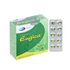 Eugica - Điều trị các chứng ho, đau họng, sổ mũi, cảm cúm (Hộp 10 vỉ x 10 viên)