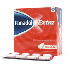 Panadol extra - Giảm đau, hạ sốt (Hộp 15 vỉ x 12 viên)