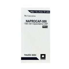 Naprocap-500 - Điều trị ung thư đại trực tràng và ung thư vú (Hộp 1 lọ x 10 viên)