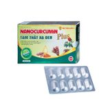 Thực phẩm bảo vệ sức khỏe NANOCURCUMIN TAM THẤT XẠ ĐEN Plus - Hỗ trợ tăng cường khả năng chống oxy hóa, giảm nguy cơ viêm loét dạ dày - tá tràng (Hộp 3 vỉ x 10 viên)