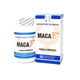 Thực phẩm bảo vệ sức khỏe MACA F FEMALE EMPOWER - Hỗ trợ tăng khả năng sinh lý nữ, hỗ trợ tăng cường nội tiết tố, làm giảm các triệu chứng tiền mãn kinh (Hộp 1 chai x 60 viên)