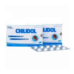 Viên uống Chilidol Smard - Hỗ trợ giảm đau họng, ho, đờm (Hộp 3 vỉ x 10 viên)