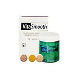 Vitasmooth - Phòng và điều trị loãng xương ở phụ nữ, người có nguy cơ cao; Cung cấp calci và vitamin D3 cho sự tăng trưởng hệ xương răng của trẻ em (Hộp 1 lọ 24 viên)