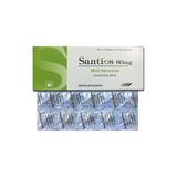 Santios 80mg - Giảm áp lực, đầy hơi và các triệu chứng liên quan đến đầy hơi (Hộp 10 vỉ x 10 viên)