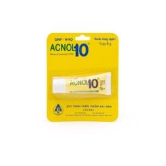 Acnol 10% - Điều trị mụn trứng cá nhẹ hoặc vừa và là thuốc bổ trợ trong điều trị mụn trứng cá nặng và mụn trứng cá có mủ (Vỉ 1 tuýp 8g)