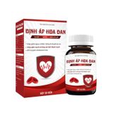 Thực phẩm bảo vệ sức khoẻ ĐỊNH ÁP HOA ĐAN - Hỗ trợ giảm biểu hiện của tăng huyết áp, hỗ trợ giảm nguy cơ biến chứng do huyết áp cao (Hộp 30 viên nang)