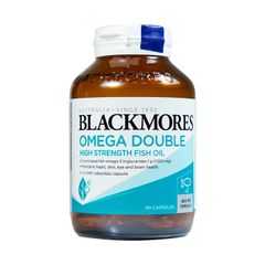Thực phẩm bảo vệ sức khỏe Blackmores Omega Double High Strength Fish Oil - Bổ sung Omega cho cơ thể (Hộp 1 lọ x 90 viên)