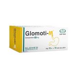 Glomoti-M 10mg - Điều trị chứng buồn nôn, nôn nặng (Hộp 10 vỉ x 10 viên)