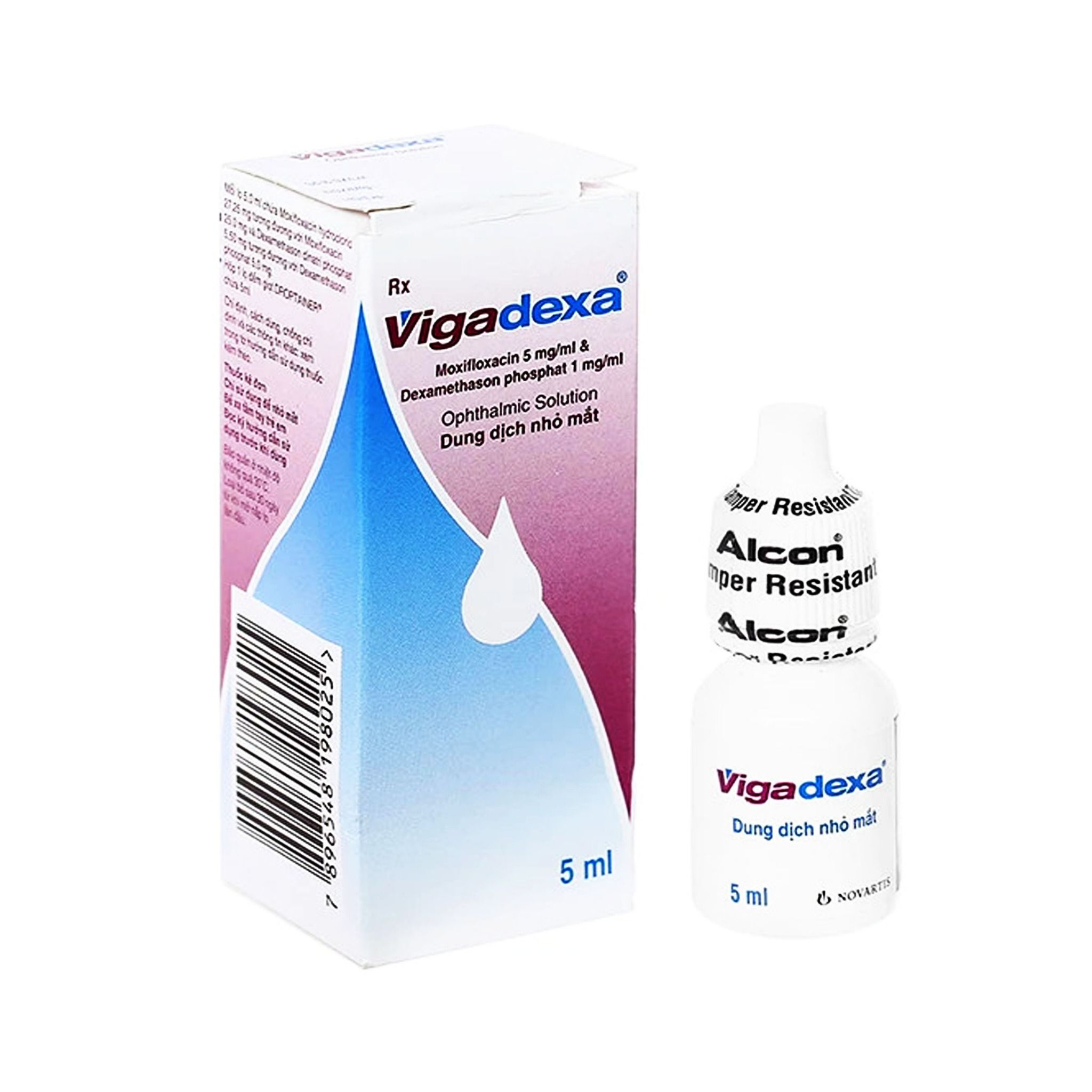 Vigadexa Điều trị nhiễm khuẩn mắt ( Lọ 5ml ) Nhà Thuốc Helios