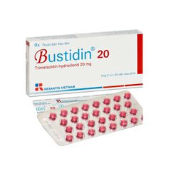 Bustidin 20mg - Điều trị triệu chứng đau thắt ngực ổn định (Hộp 2 vỉ x 30 viên)