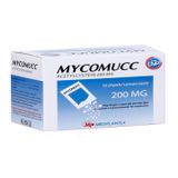 Mycomucc - Tiêu nhầy dùng trong bệnh lý hô hấp (Hộp 30 gói x 2 gam)
