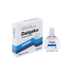 Daigaku - Dung dịch dùng cho mỏi mắt, viêm mắt ( Hộp  1 lọ 15ml)