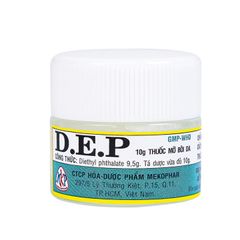 D.E.P - Điều trị ghẻ ngứa, phòng và điều trị ngứa do côn trùng đốt (Lọ 10g)
