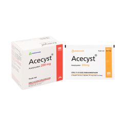 Acecyst 200mg - Long đờm, làm dịu cơn ho, làm thông thoáng đường hô hấp (Hộp 30 gói x 1,6g)