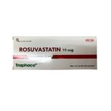 Rosuvastatin 10 mg - Giảm nồng độ lipid và giảm nguy cơ mắc bệnh tim mạch (Hộp 1 vỉ x 10 viên)