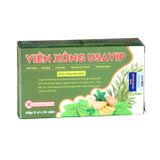 Viên xông USA VIP - Hỗ trợ làm giảm: nghẹt mũi, sổ mũi, cảm cúm (Hộp 3 vỉ x 10 viên xông)