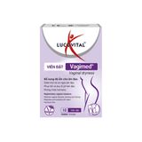 Viên đặt Lucovital Vagimed Vaginal Dryness - Dưỡng ẩm âm đạo; giảm các triệu chứng như khô âm đạo, ngứa, nóng rát và khó chịu (Hộp 1 vỉ x 10 viên)