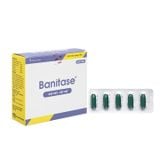 Banitase - Điều trị đầy hơi, khó tiêu (Hộp 20 vỉ x 5 viên)