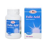 Viên uống Folic Acid UBB - Bổ sung folic acid cho phụ nữa mang thai (Hộp 100 viên)