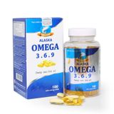 Thực phẩm bảo vệ sức khỏe Alaska Omega 3.6.9 - Hỗ trợ cung cấp các chất chống oxy hóa, hỗ trợ giảm nguy cơ xơ vữa động mạch (Hộp 1 lọ 100 viên)