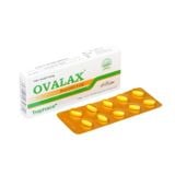 Viên nhuận tràng Ovalax 5mg - Điều trị táo bón (Hộp 1 vỉ x 10 viên)