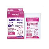 Khăn Kooling Plus - Giúp hạ nhiệt, giảm sốt trong trường hợp trẻ sốt chưa cần dùng đến thuốc hạ sốt (Túi 6 khăn)