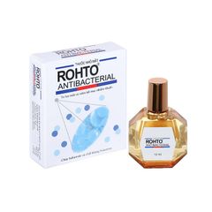 Rohto antibacterial - Điều trị lẹo mắt, viêm kết mạc, viêm mi mắt và ngứa mắt (Hộp 1 lọ 13 ml)