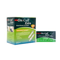 Que thử đường huyết On Call Extra (Hộp 25 que)