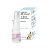 Sudomon 50mcg/1dos -  Điều trị các triệu chứng viêm mũi dị ứng (Hộp 1 lọ 120 liều xịt)