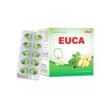Thực phẩm bảo vệ sức khoẻ EUCA - Hỗ trợ hô hấp, giúp làm ấm họng, hỗ trợ giảm đau rát họng (Hộp 10 vỉ x 10 viên nang mềm)