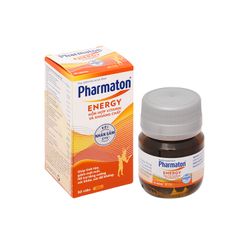 Thực phẩm bảo vệ sức khỏe Pharmaton Energy - Giúp tỉnh táo, giảm mệt mỏi, tăng cường sức khỏe và sức đề kháng (Hộp 1 lọ x 30 viên)