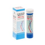 Calciumboston 500mg - Phòng ngừa và điều trị các tình trạng thiếu calci (Hộp 1 tuýp x 20 viên)