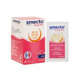 Smecta hương dâu - Điều trị tiêu chảy (Hộp 12 gói x 3,76g)