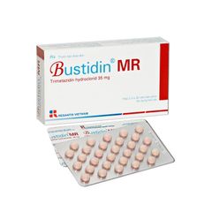Bustidin MR 35mg - Điều trị triệu chứng đau thắt ngực ổn định (Hộp 2 vỉ x 30 viên)